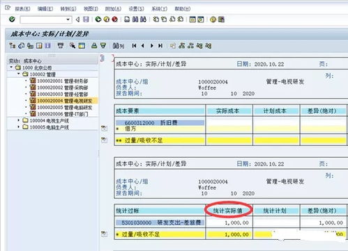 汐帆信息 sap系统中 为资产类科目创建成本要素